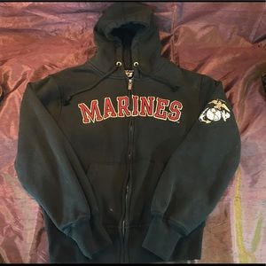 Marines hoodie. Medium.